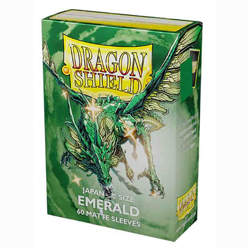 Dragon Shield Japanese Matte Sleeves (60 Count) - Emerald