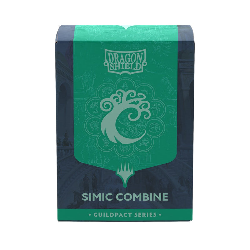 Dragon Shield Guildpact Series Simic Combine Matte Dual Art Standard Sleeves 100ct