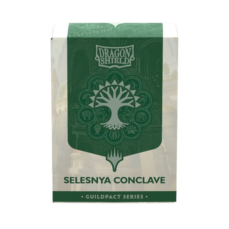 Dragon Shield Guildpact Series Selesnya Conclave Standard Matte Dual Art Sleeves 100ct