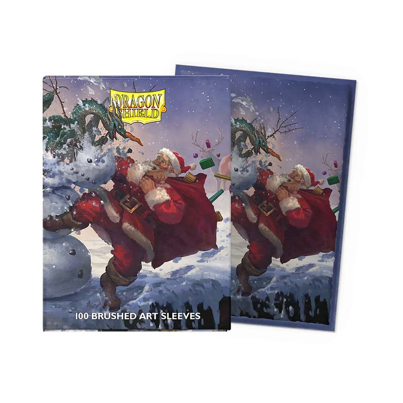 Dragon Shield Brushed Art Sleeves (100 Count) - Christmas 2025