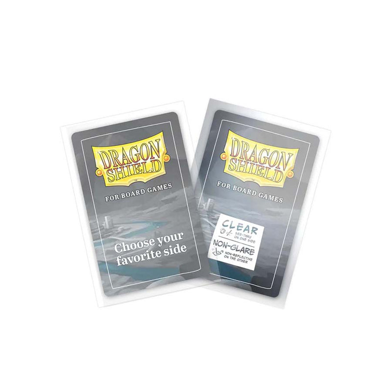 Dragon Shield American Mini Board Game Sleeves (100 Count) - Clear/Non-Glare