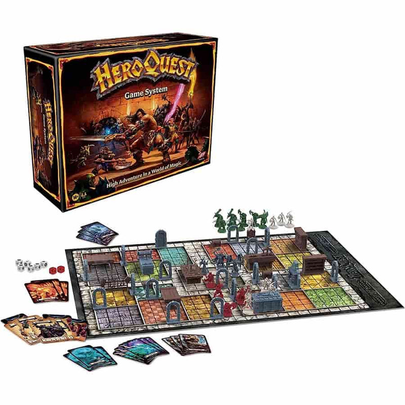 Avalon Hill HeroQuest Dungeon Crawl Board Game
