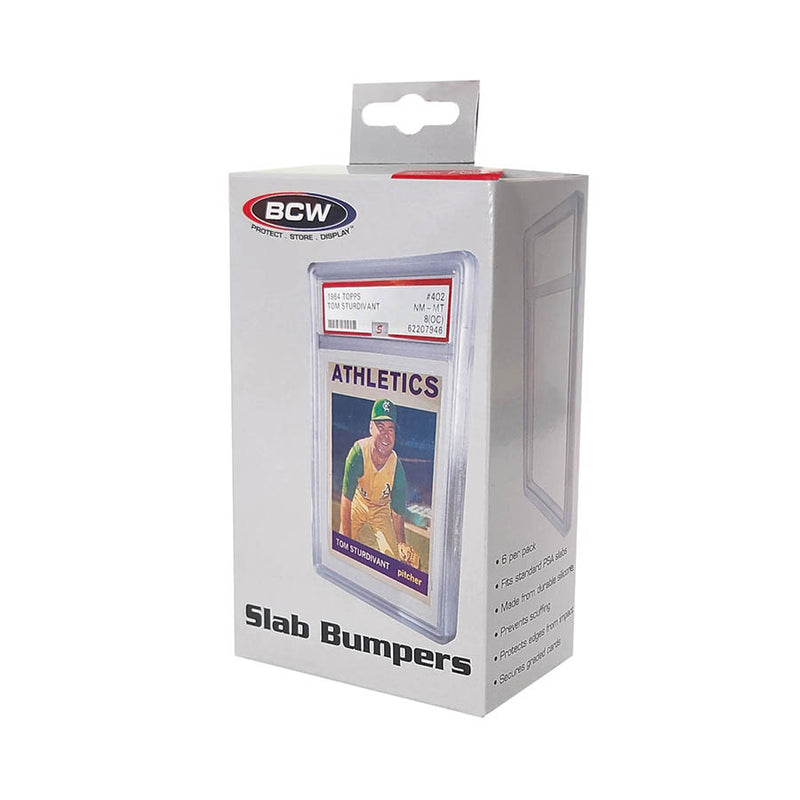 BCW Graded Slab Bumpers (6 Count) - PSA Clear