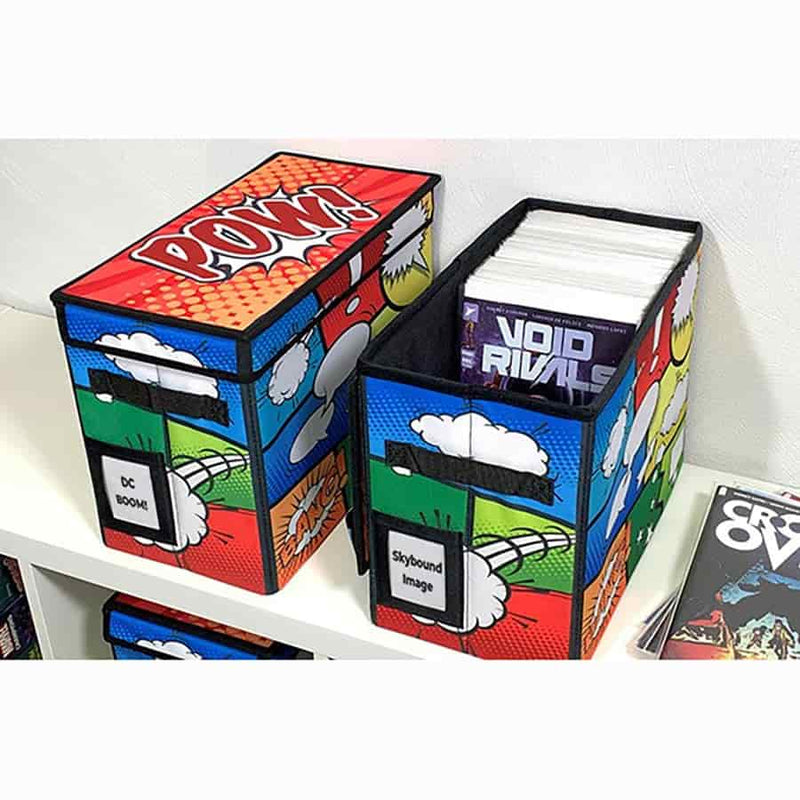 BCW Comic Book Foldaway Storage Box - POW! Art Design