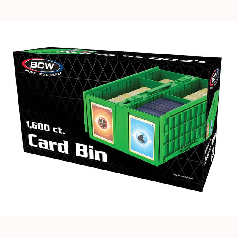 BCW 1600-Count Card Bin - Green