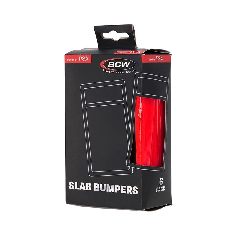 BCW Graded Slab Bumper for PSA Slabs (6 Count) - Red