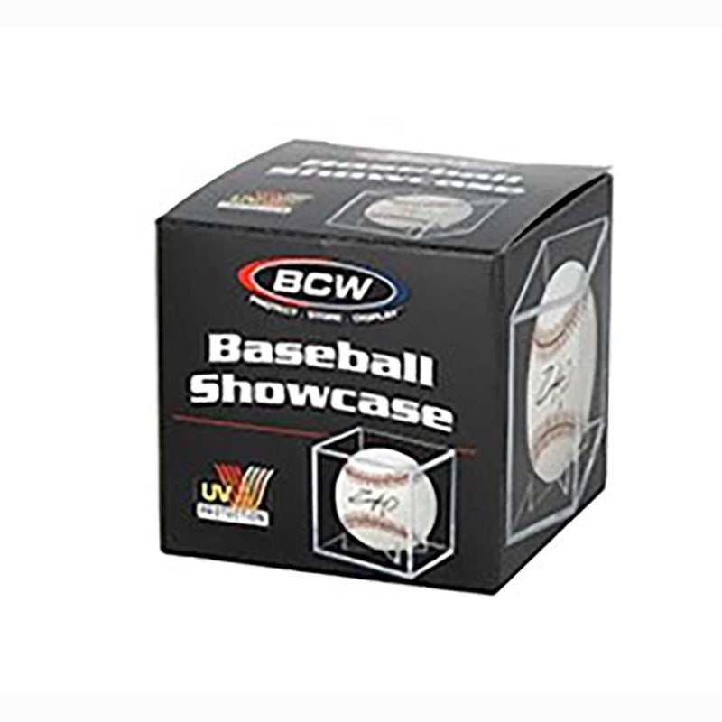 BCW Baseball Showcase with Built-In Stand - UV Protection