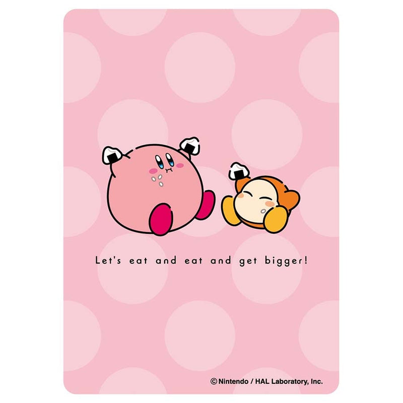 Ensky Kirby Play with Waddle Dee Card Sleeves - Let's Eat (65 Count)