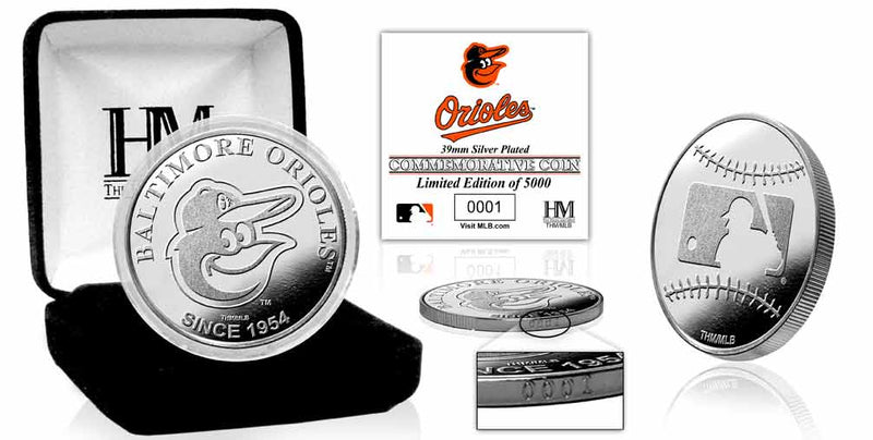Highland Mint Baltimore Orioles Silver Coin - Limited Edition /5,000