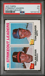 1977 Topps Strikeout Leaders Nolan Ryan/Tom Seaver #6 PSA 5
