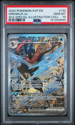 2024 Pokemon Scarlet and Violet Black Star Promo Shrouded Fable Special Illustration Collection Greninja Ex #132 PSA 10