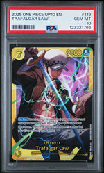 2025 One Piece Card Game Royal Blood Trafalgar Law #OP10-119 PSA 10