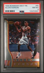 1996 Bowman's Best Allen Iverson #R1 PSA 8