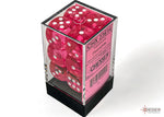 Translucent Pink/White 16MM D6 Cube