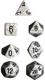 Chessex: Speckled Artic-White Camo 7-Die Set