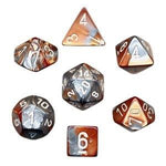 Chessex: Gemini Copper/Steel 7-Die Set