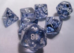 Chessex: Nebula Black/White 7-Die Set