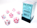 Chessex Festive Pop Art/Red 7 Die Set