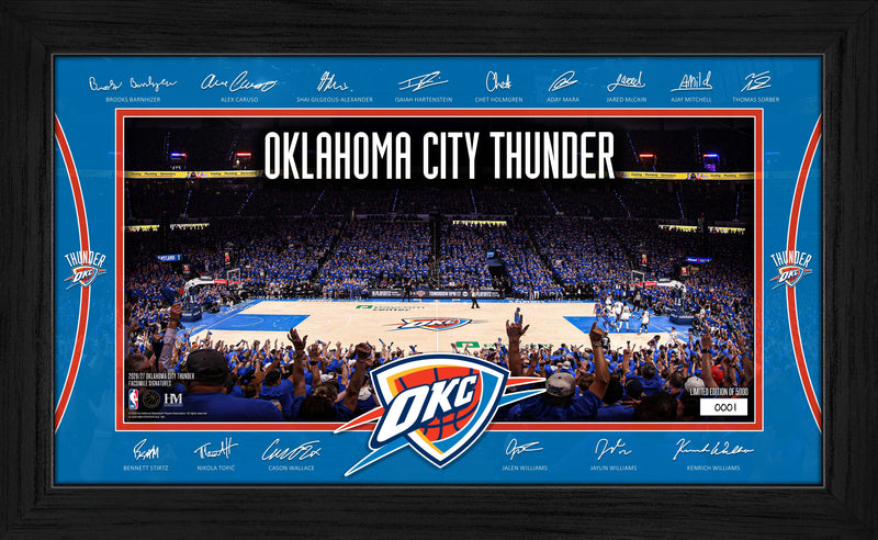 Highland Mint Oklahoma City Thunder 2026-27 Signature Court - Limited Edition /5,000