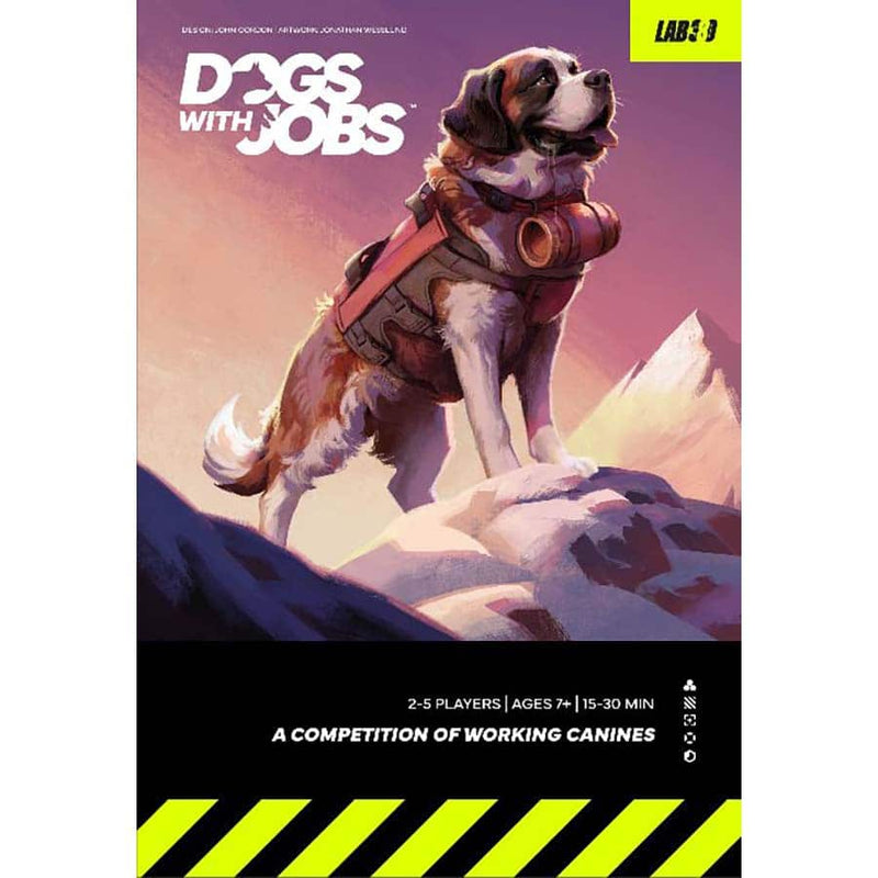 Lab 380 Dogs With Jobs Card Drafting Board Game
