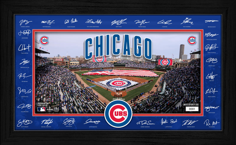 Highland Mint Chicago Cubs 2026 Signature Field Frame - Limited Edition /5,000
