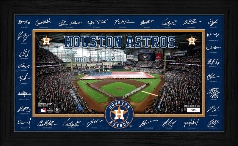 Highland Mint Houston Astros 2026 Signature Field Frame - Limited Edition /5,000