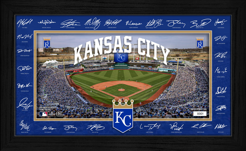 Highland Mint Kansas City Royals 2026 Signature Field Frame - Limited Edition /5,000