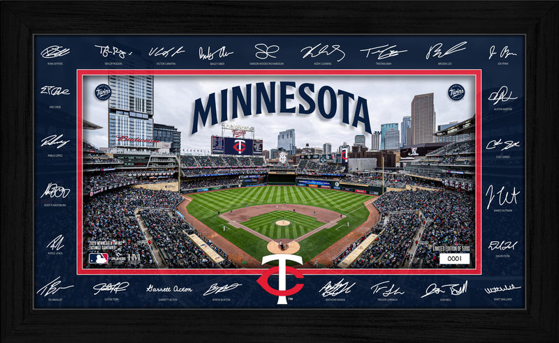 Highland Mint Minnesota Twins 2026 Signature Field Frame - Limited Edition /5,000