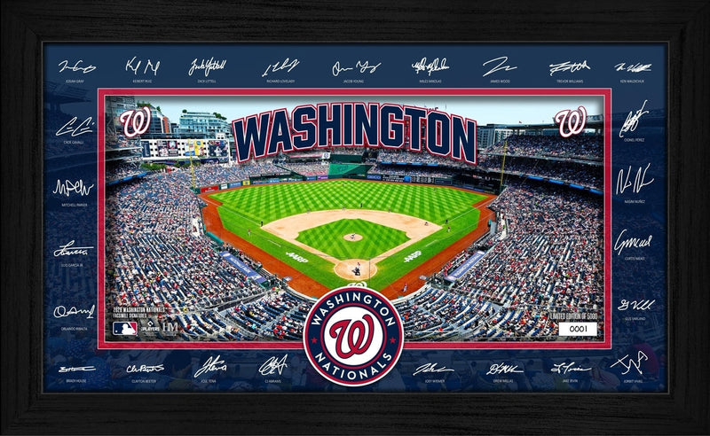 Highland Mint Washington Nationals 2026 Signature Field Frame - Limited Edition /5,000