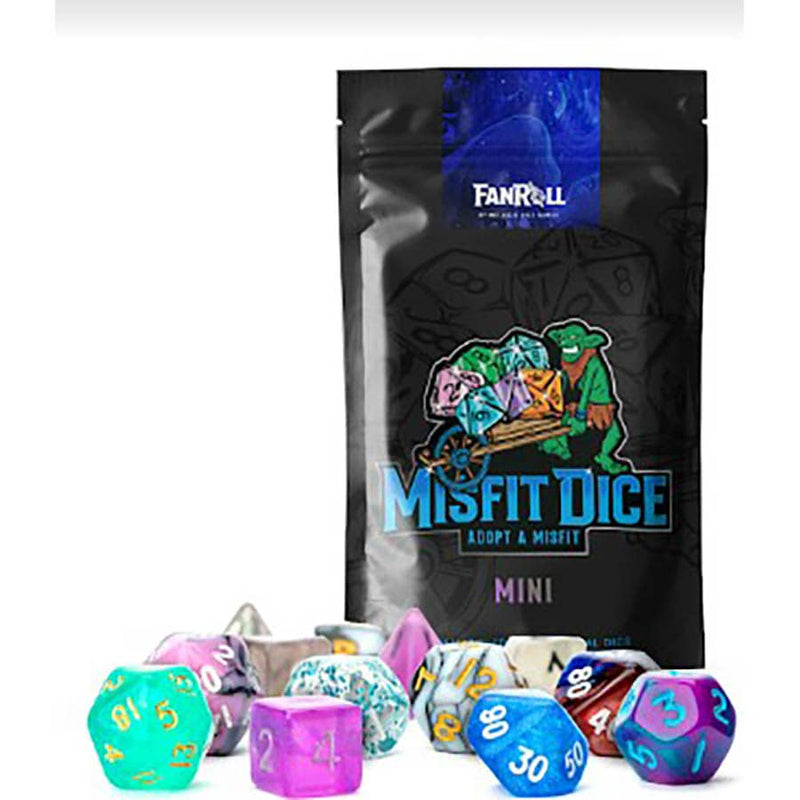 FanRoll Mystery Misfit Mini Polyhedral Dice Set (2-Pack)