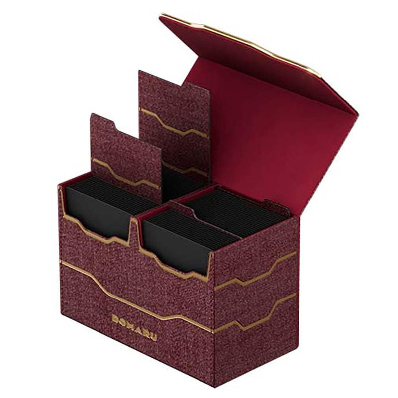 Gatherers' Tavern Domaru Armory Vertex Duo 200+ Deck Box - Carnelian
