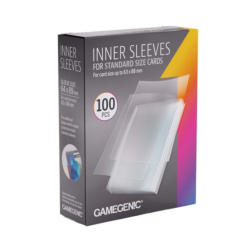 Gamegenic Inner Sleeves (100 Count) - Clear