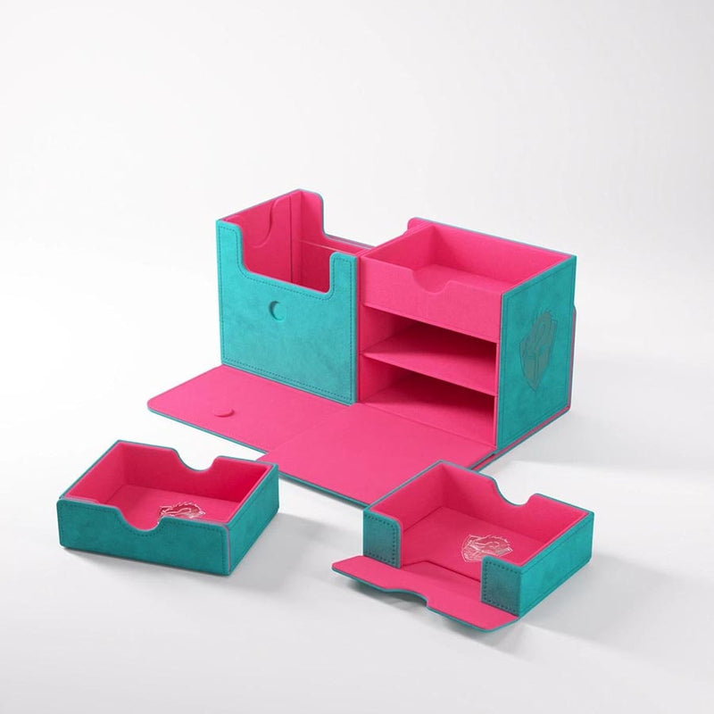 Gamegenic Academic 133+ XL Deck Box - Tolarian Community College Teal/Pink