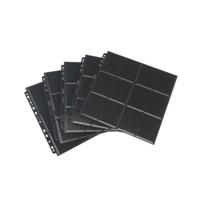 Gamegenic Sideloading 24-Pocket Pages (10 Pack) - Black