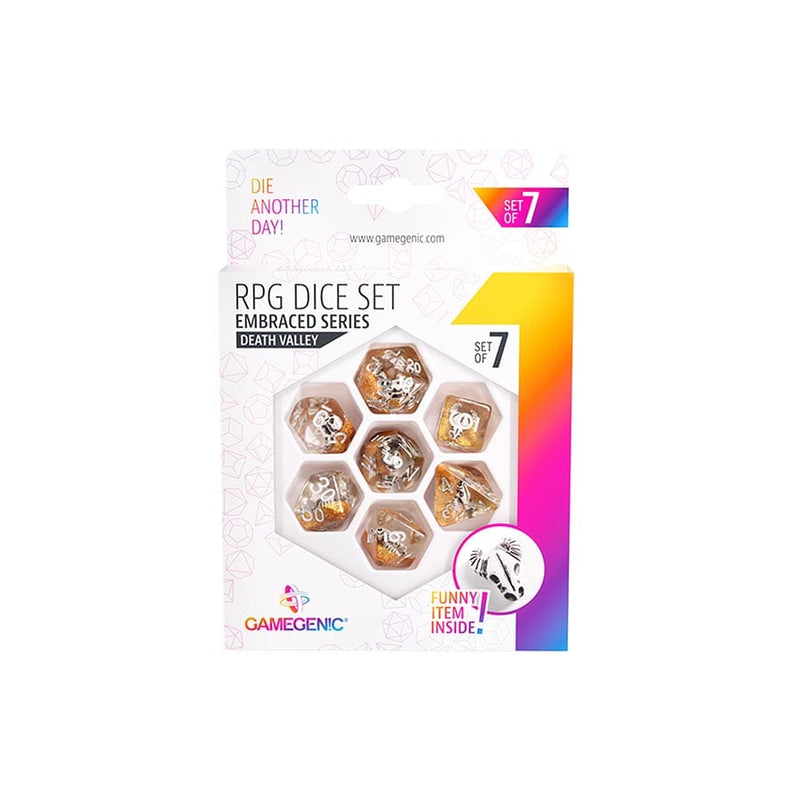 Gamegenic Embraced Series RPG Dice Set (7-Piece) - Death Valley