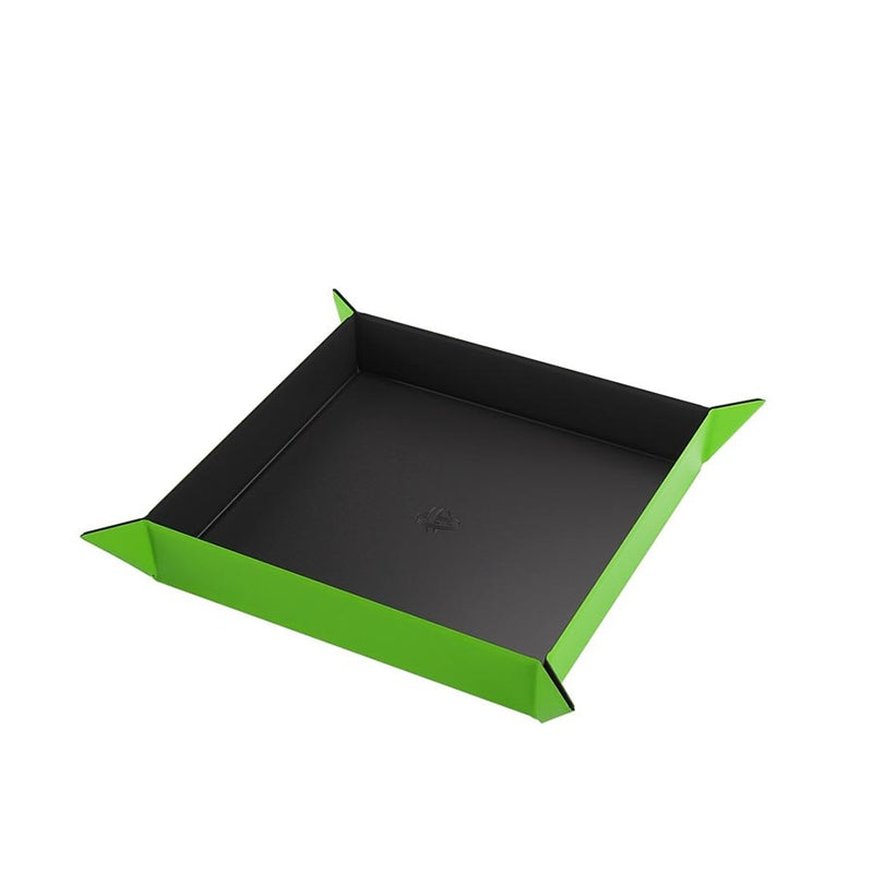 Gamegenic Magnetic Dice Tray Square - Black/Green