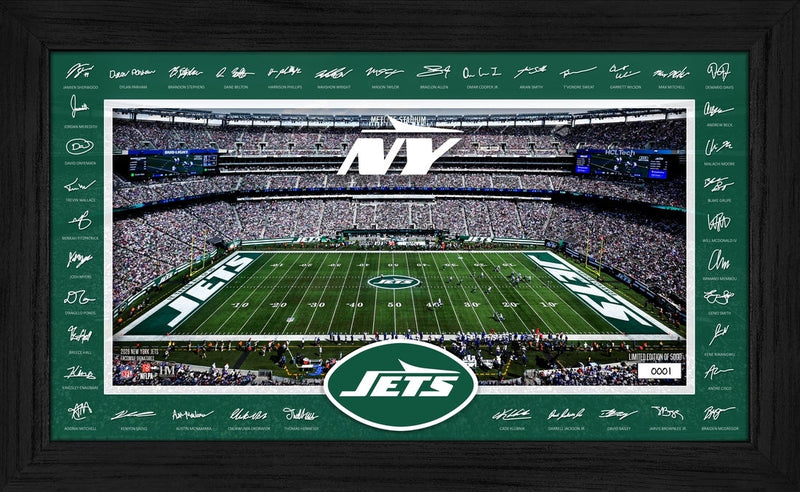 Highland Mint New York Jets 2026 Signature Gridiron Frame - Limited Edition /5,000