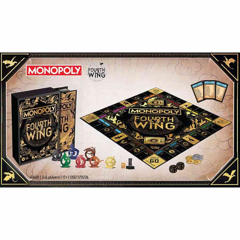Hasbro Gaming Monopoly Fourth Wing Edition Board Game