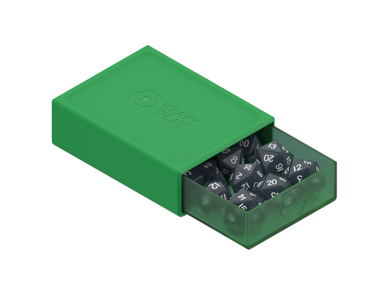 Heavy Play RNG Dice Box - Druid Green