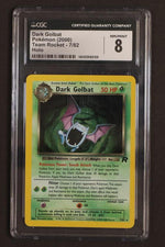 2000 Pokémon Team Rocket Dark Golbat #7/82 Holo CGC 8