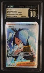 2023 Pokémon Dendra 266/193 Paldea Evolved Promotional Special Illustration Rare – CGC PRISTINE 10