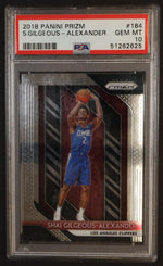 2018 Panini Prizm Shai Gilgeous-Alexander #184 PSA 10