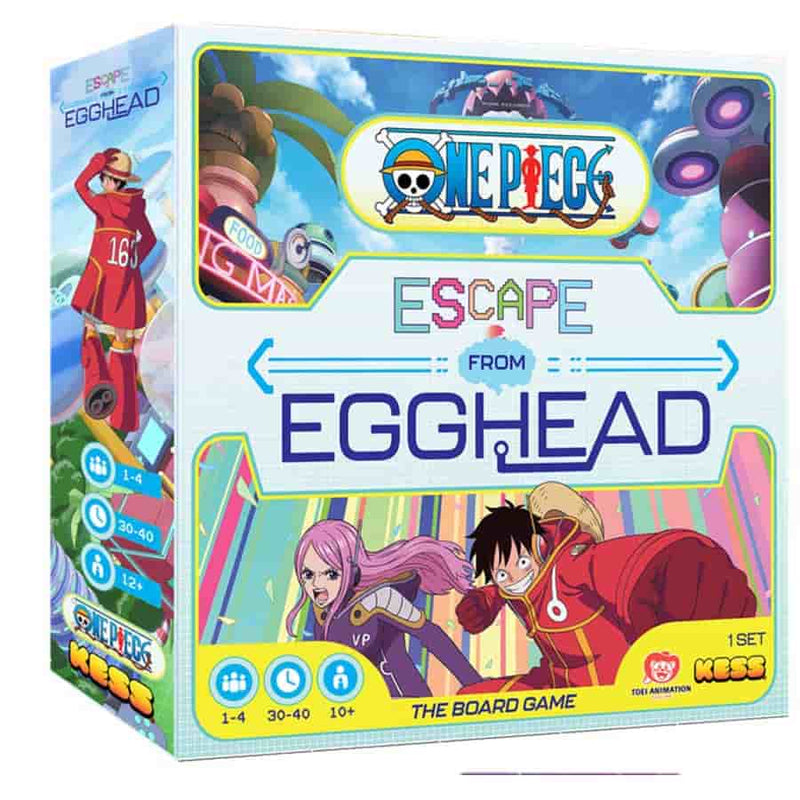 Kessler One Piece Escape from Egghead Island Strategy Board Game
