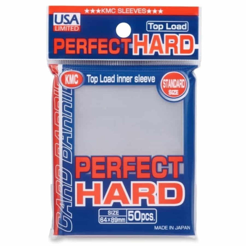 KMC Perfect Hard Inner Sleeves - Clear (50 Count)