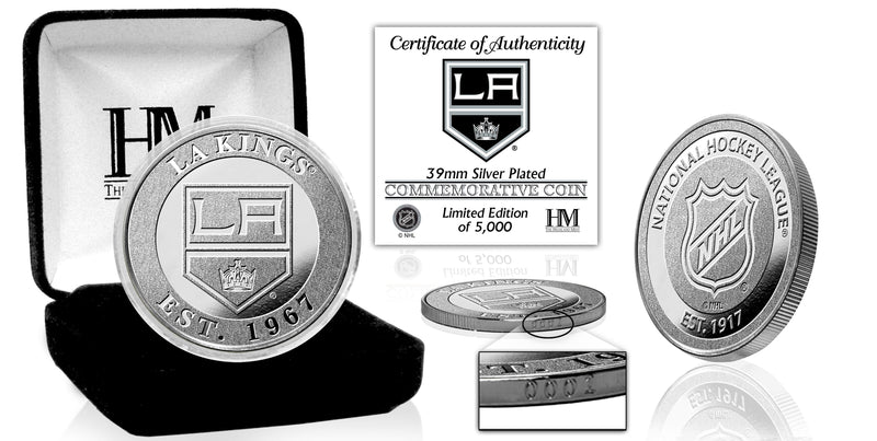 Highland Mint Los Angeles Kings Silver Coin - Limited Edition /5,000