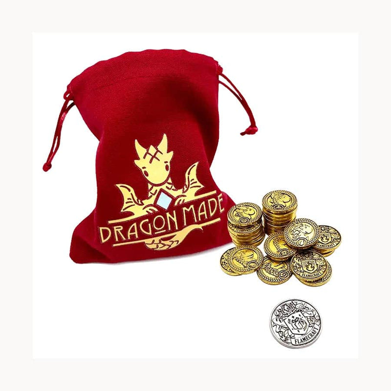 Lucky Duck Games Flamecraft Deluxe Metal Coins - Series 2 (25 Coins)