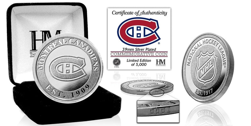 Highland Mint Montreal Canadiens Silver Mint Coin - Limited Edition /5,000
