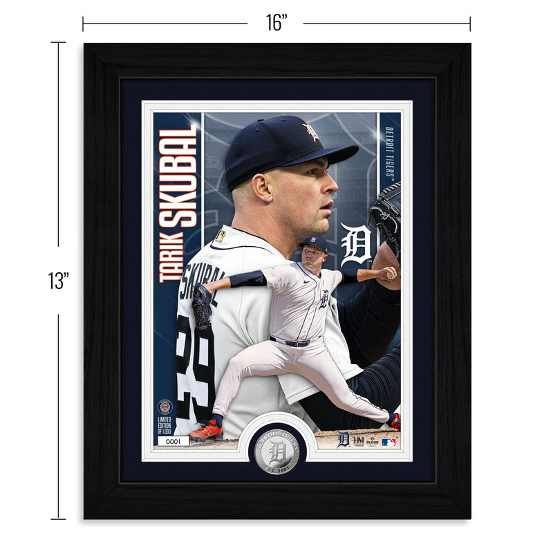 Highland Mint Tarik Skubal Detroit Tigers Silver Coin Photo Mint - Limited Edition /1,000