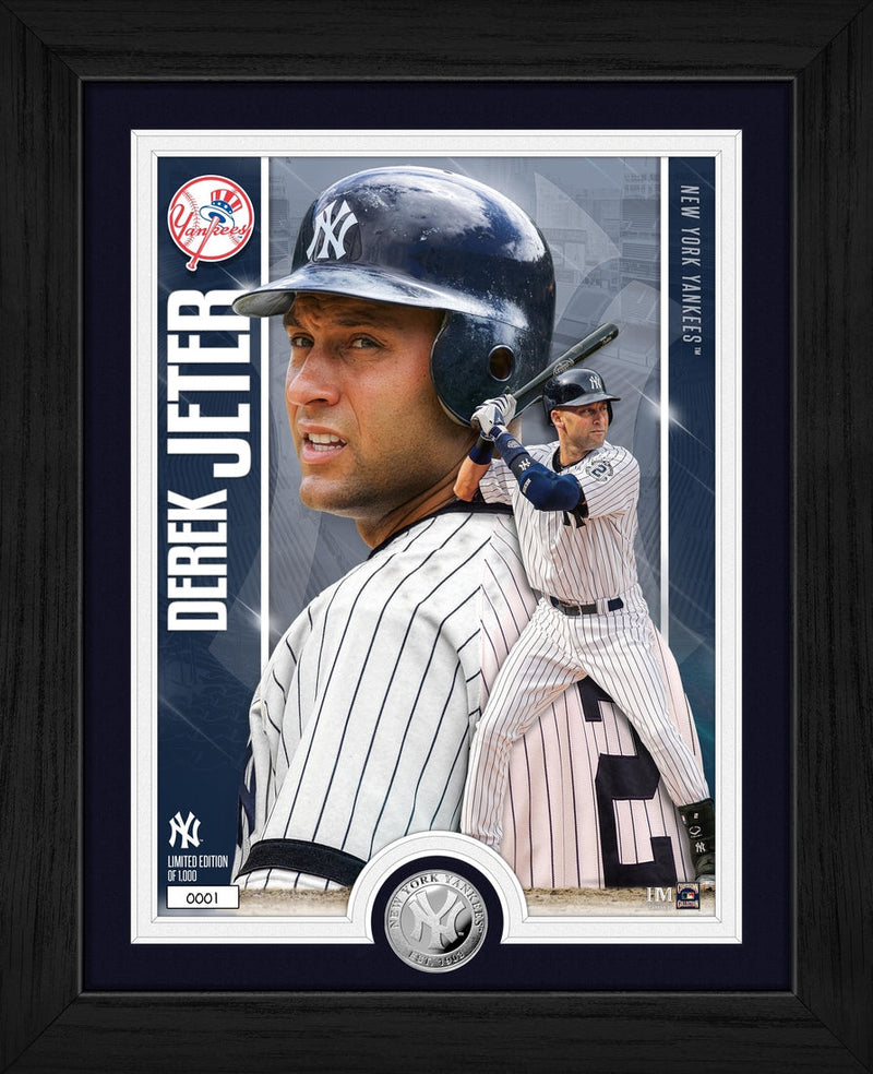 Highland Mint Derek Jeter New York Yankees Silver Coin Artist Proof Photo Mint - Limited Edition /1,000