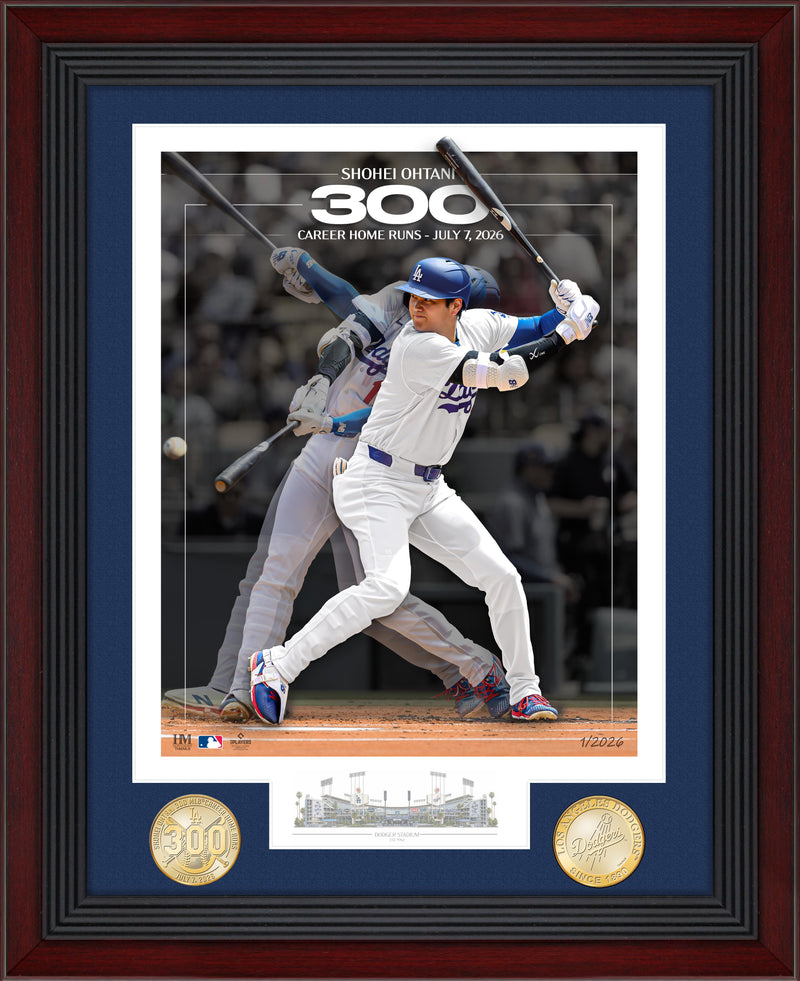 Highland Mint Shohei Ohtani 300th Career Home Run Bronze Coin Photo Mint - Limited Edition /2,026